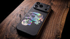 3D Wild Beasts - Crocodile with No Fear Phone Case - Raised Art Design ( A04 )