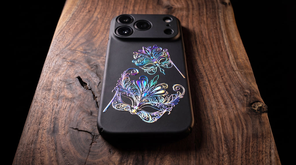 3D Carnival of Venice - Carnival Twins - Phone Case - Raised Art Design ( CV01 )