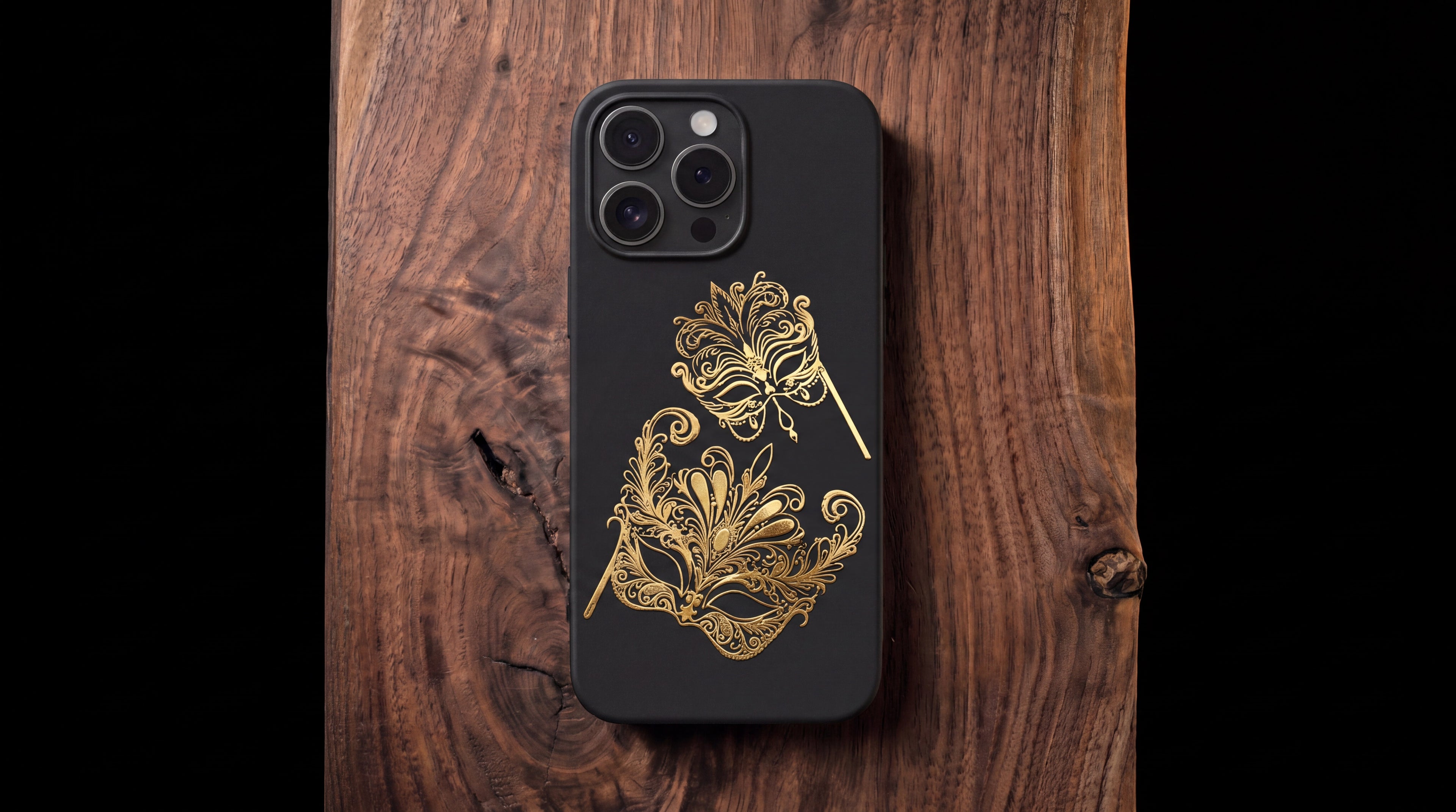 3D Carnival of Venice - Carnival Twins - Phone Case - Raised Art Design ( CV01 )