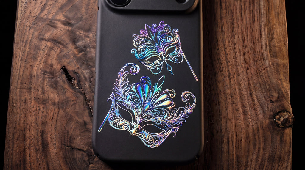 3D Carnival of Venice - Carnival Twins - Phone Case - Raised Art Design ( CV01 )