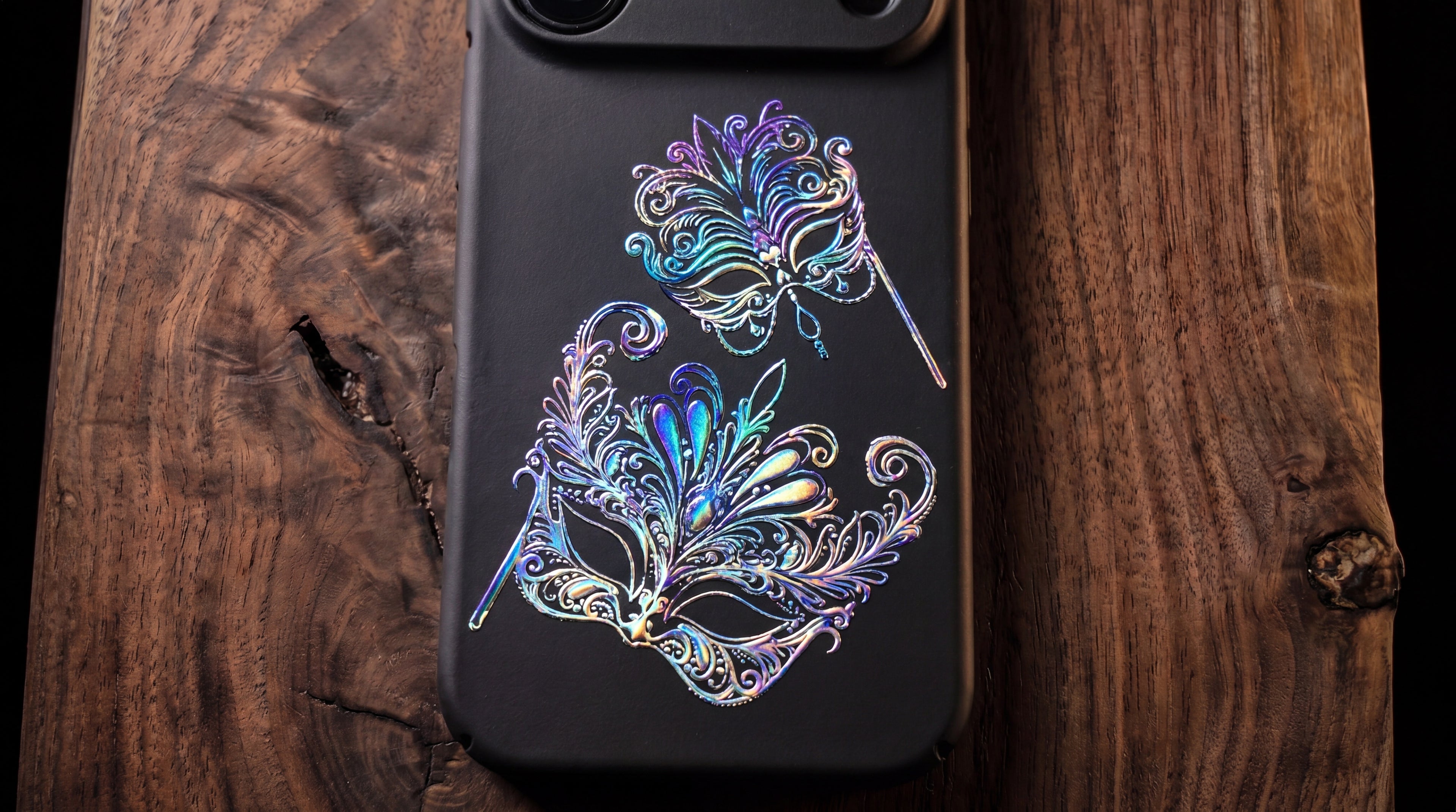 3D Carnival of Venice - Carnival Twins - Phone Case - Raised Art Design ( CV01 )