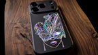 3D Carnival of Venice - Midnight Masquerade - Phone Case - Raised Art Design ( CV02 )