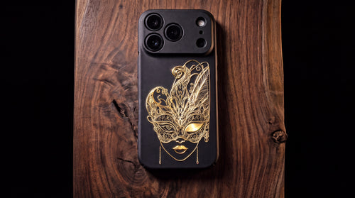 3D Carnival of Venice - Midnight Masquerade - Phone Case - Raised Art Design ( CV02 )