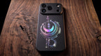 3D Mystical Symbols- Prismatic Moon - Phone Case - Raised Art Design ( MP01 )