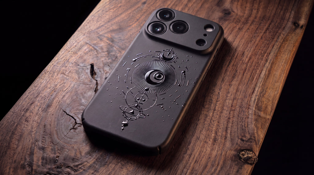 3D Mystical Symbols- Celestial Compass - Phone Case - Raised Art Design ( MP02 )