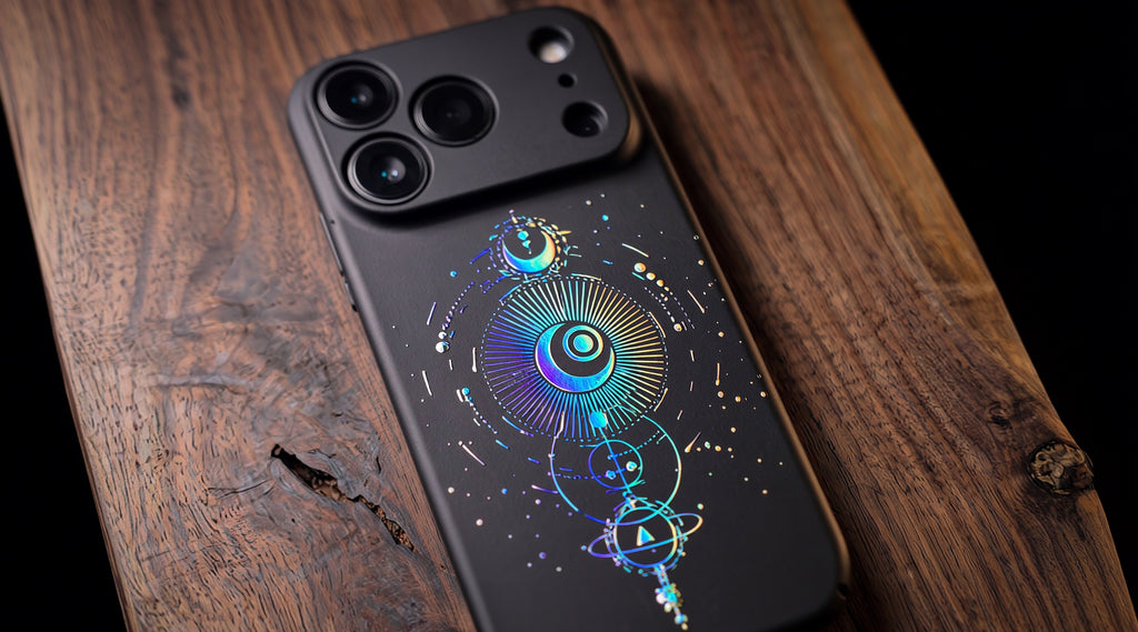 3D Mystical Symbols- Celestial Compass - Phone Case - Raised Art Design ( MP02 )