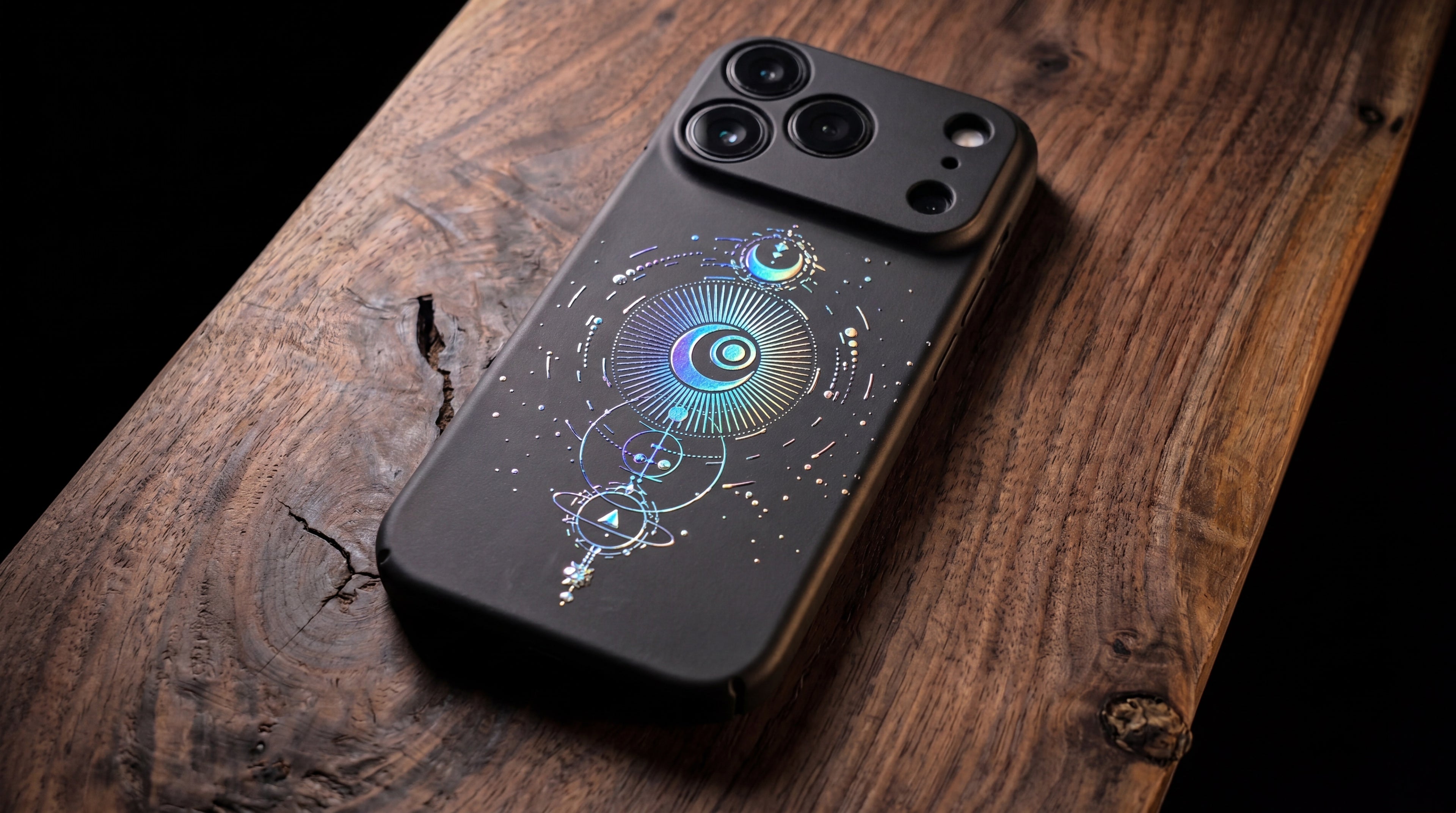 3D Mystical Symbols- Celestial Compass - Phone Case - Raised Art Design ( MP02 )