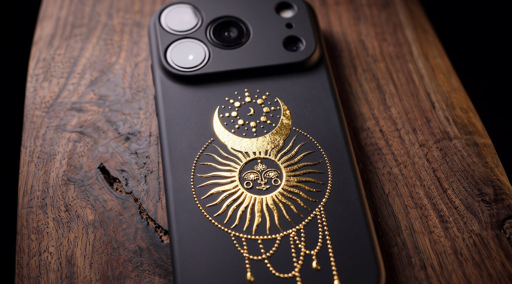 3D Mystical Symbols - Mandala - Phone Case - Raised Art Design ( MP05 )