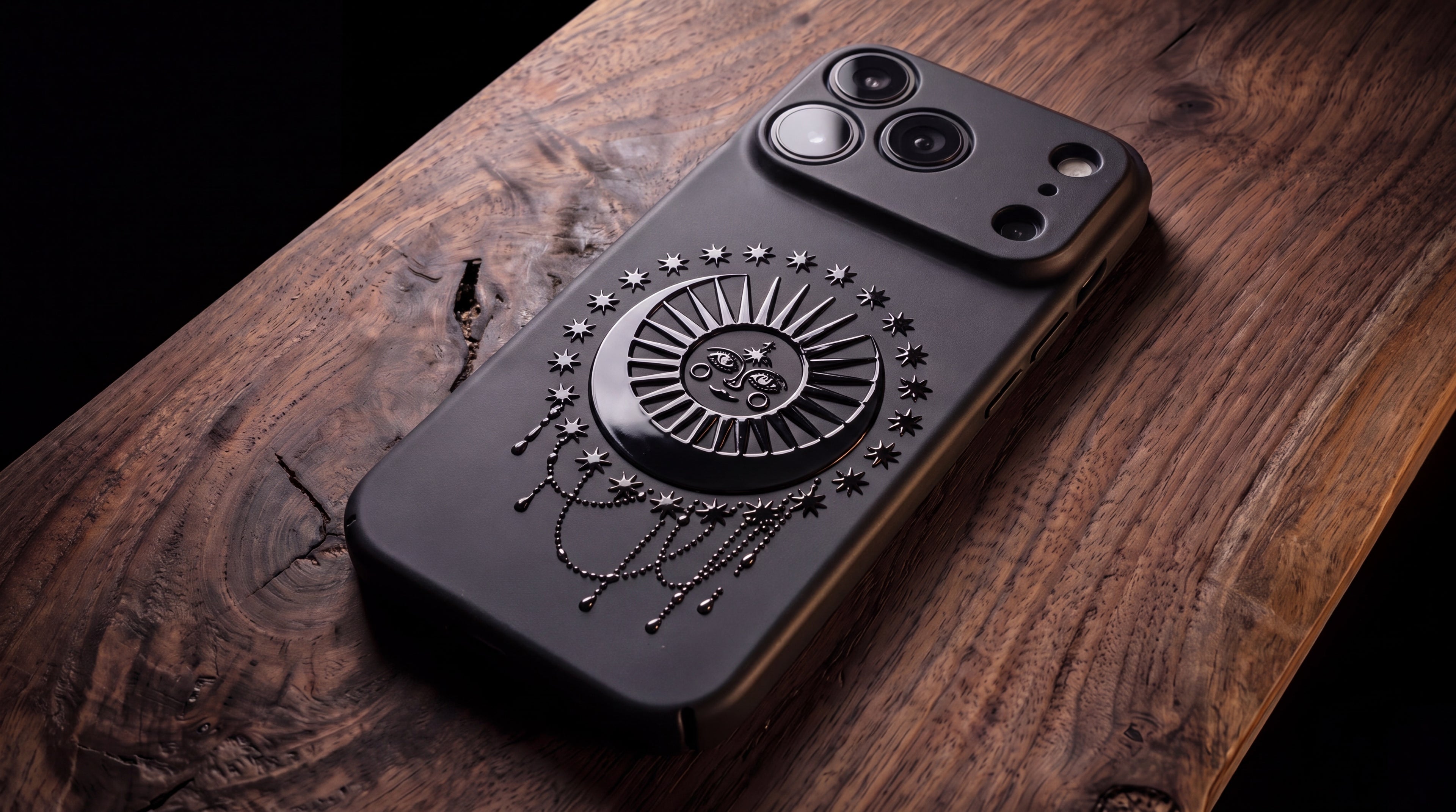 3D Mystical Symbols - Celestial Dreamweaver - Phone Case - Raised Art Design ( MP06 )