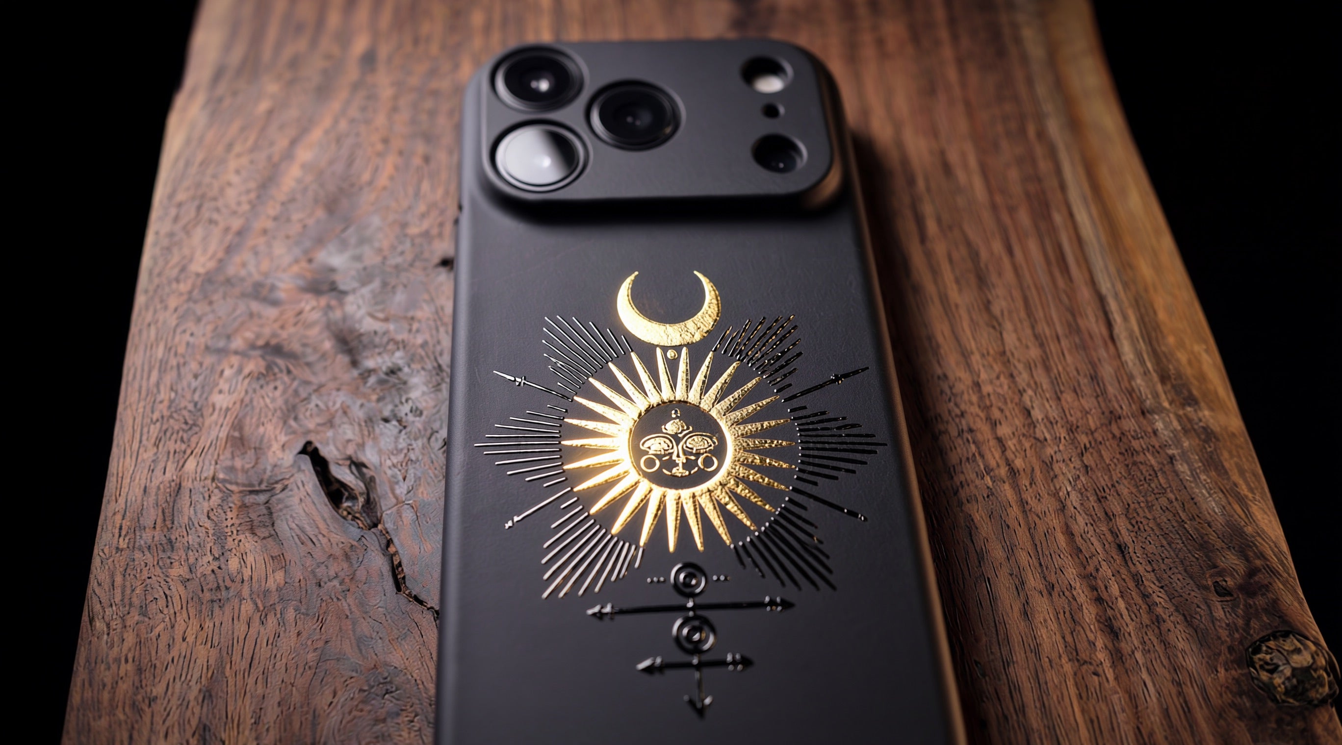 3D Mystical Symbols - Duality - Phone Case - Raised Art Design ( MP10 )