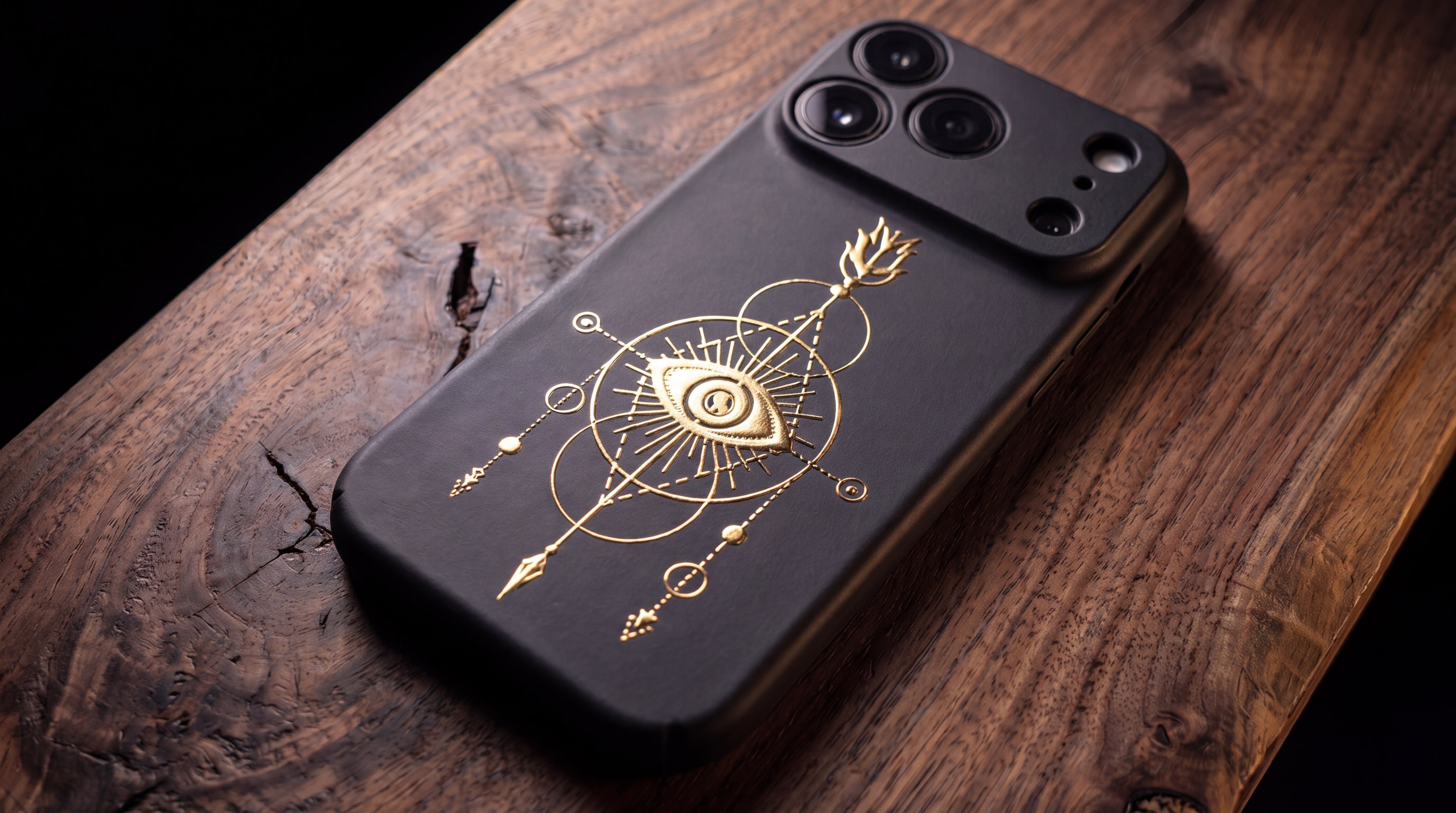 3D Mystical Symbols- Prism Eye - Phone Case - Raised Art Design ( MP12 )
