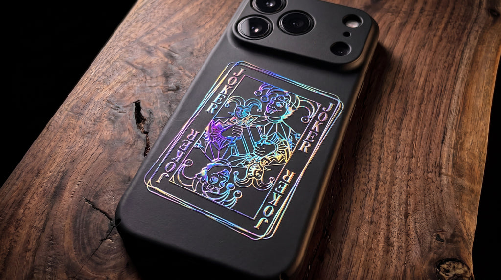 3D Poker card - Joker card - Phone Case - Raised Art Design ( PC03 )
