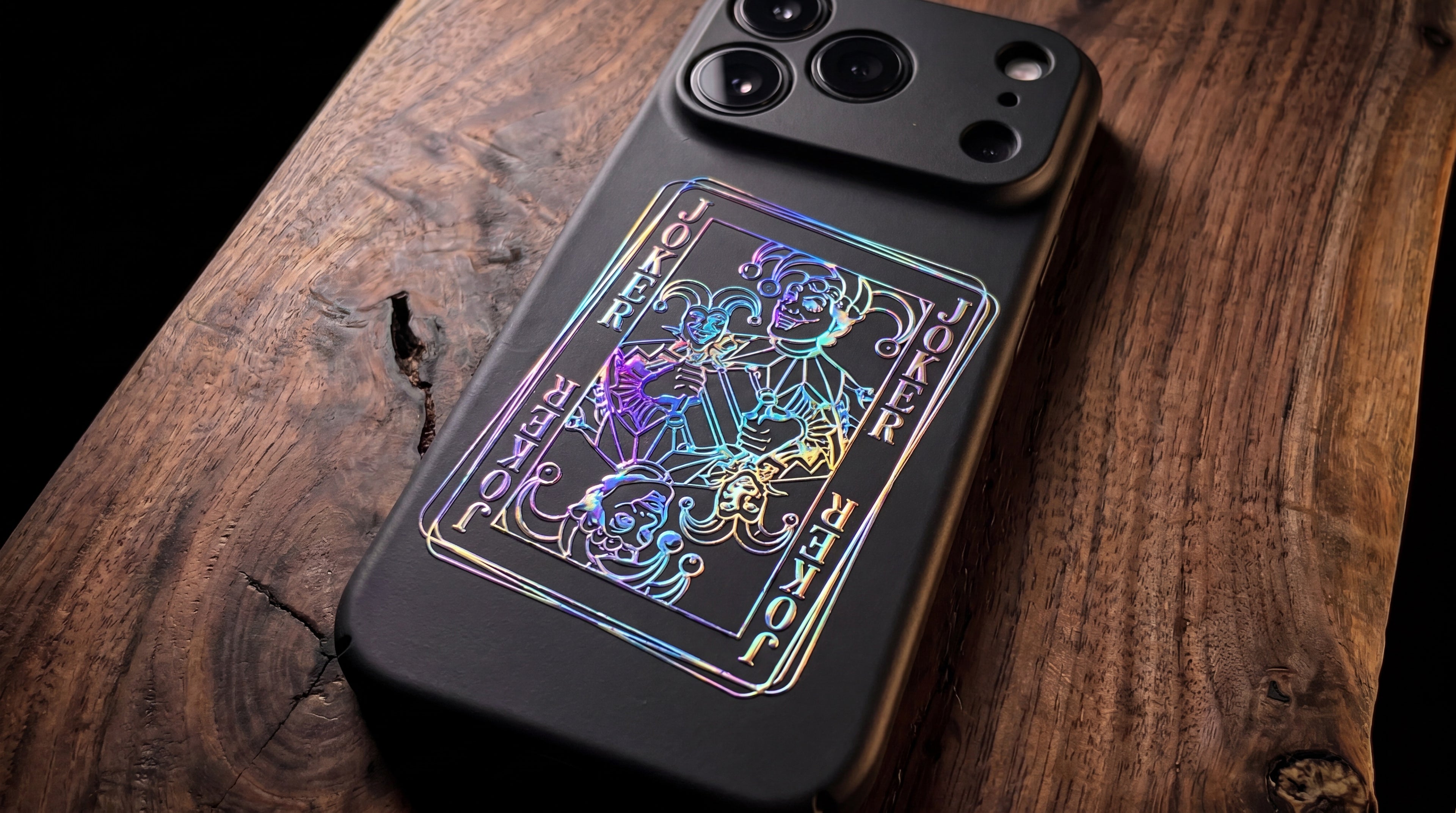 3D Poker card - Joker card - Phone Case - Raised Art Design ( PC03 )