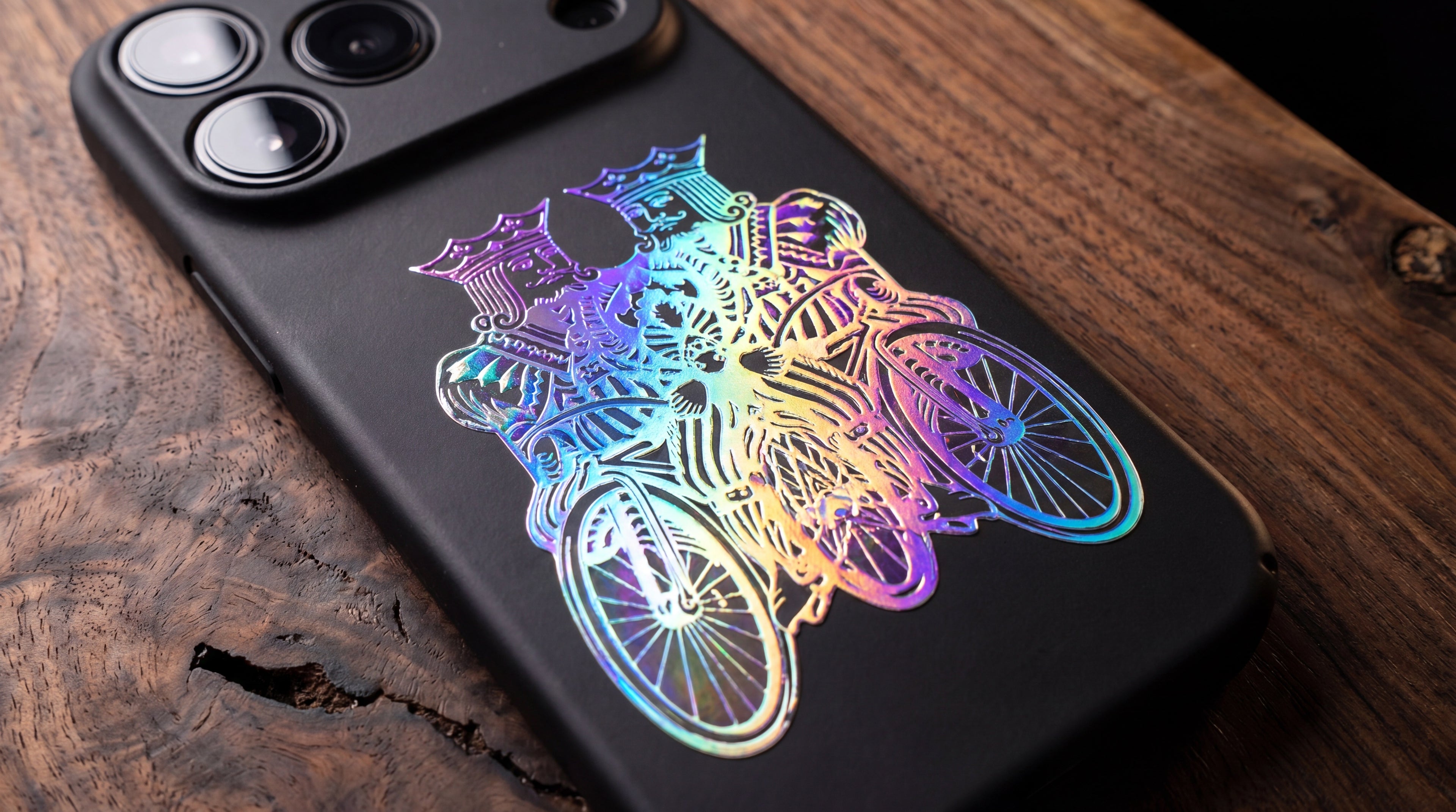 3D Poker card - King Riders- Phone Case - Raised Art Design ( PC06 )