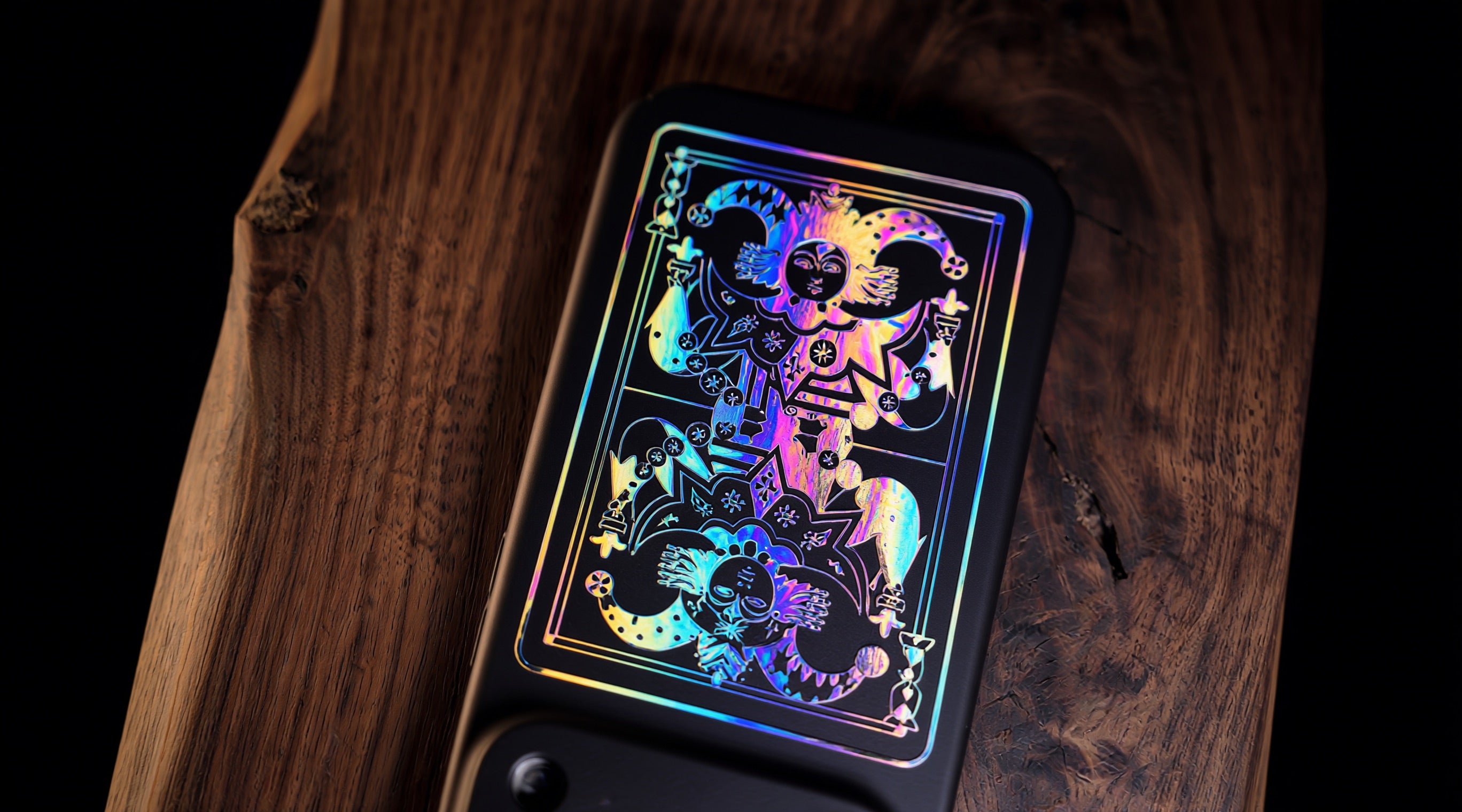 3D Poker card - Flush Joker - Phone Case - Raised Art Design ( PC08 )