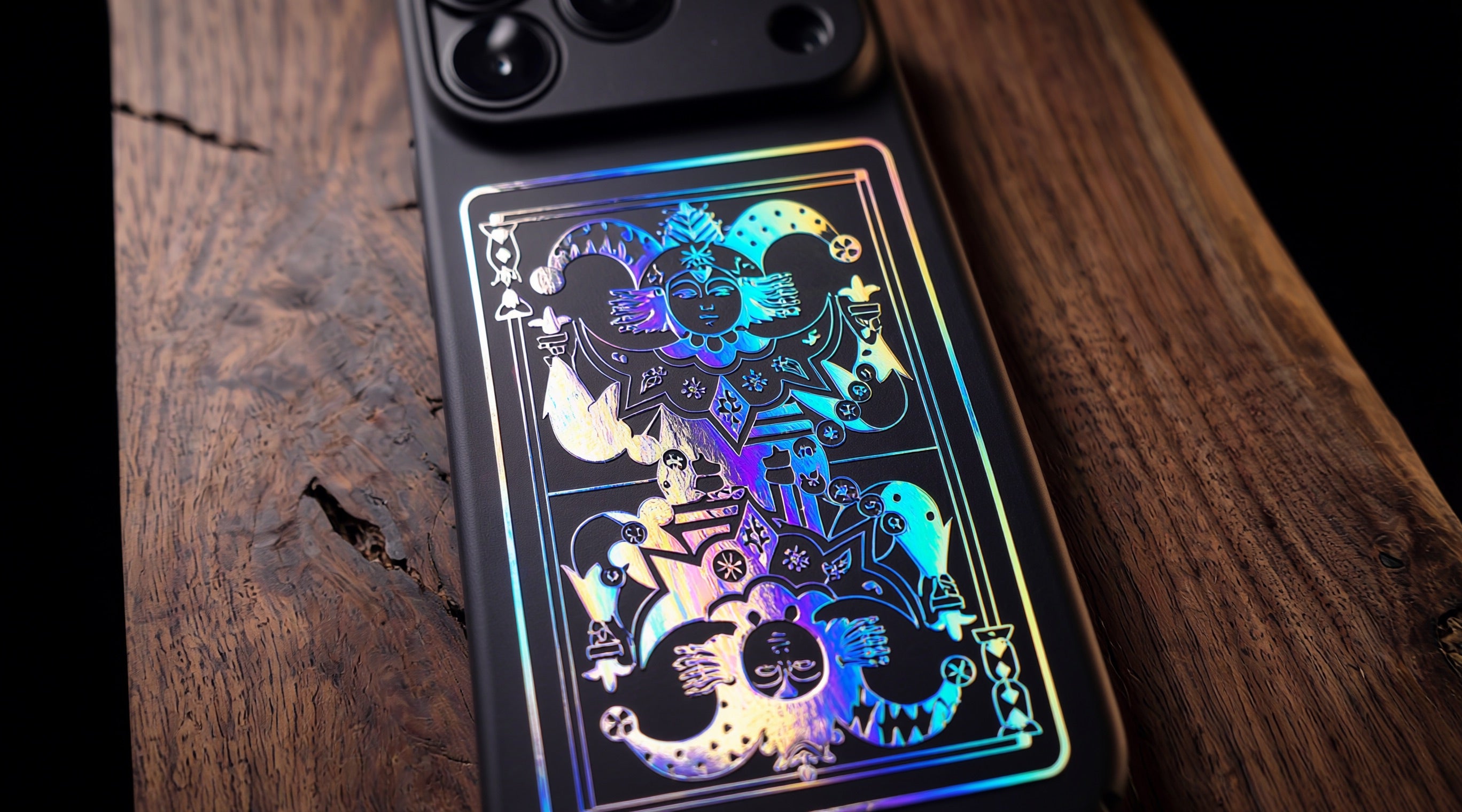 3D Poker card - Flush Joker - Phone Case - Raised Art Design ( PC08 )