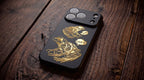 3D Two Frogs Phone Case - Raised Art Design ( A01 )