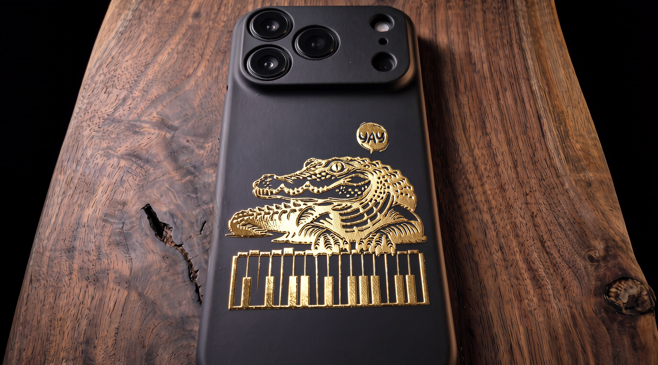 3D Wild Beasts - Frog playing piano Phone Case - Raised Art Design ( A05 )