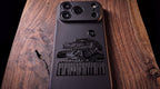 3D Wild Beasts - Frog playing piano Phone Case - Raised Art Design ( A05 )