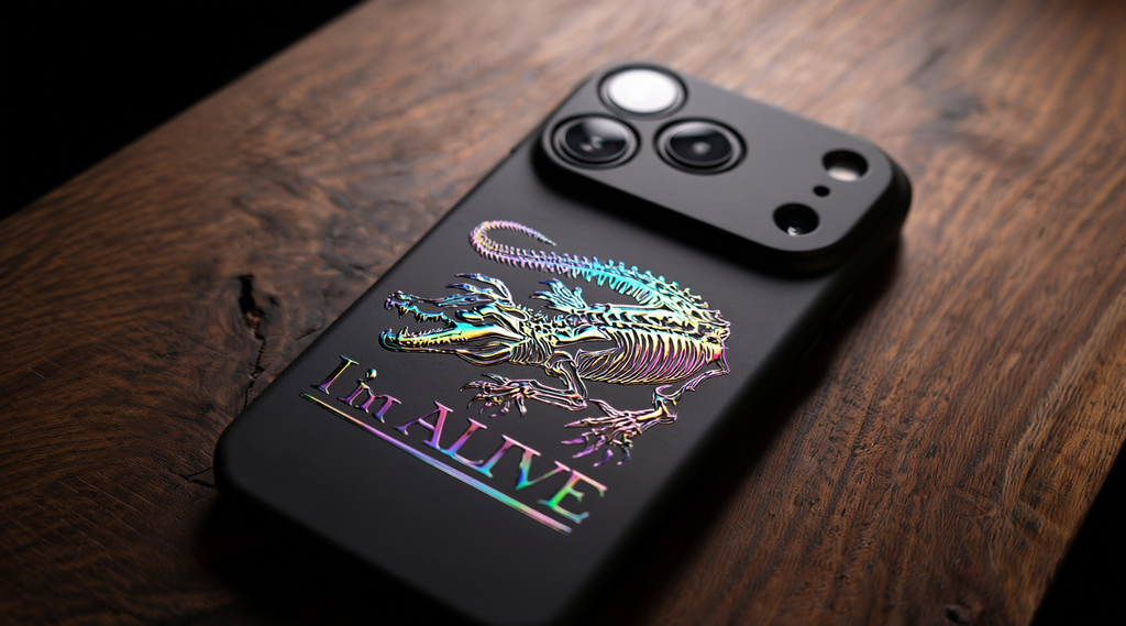 3D Wild Beasts - Alive crocodile Phone Case - Raised Art Design ( A06 )