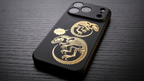 3D Wild Beasts - Two dinosaur skeletons Phone Case - Raised Art Design ( A08 )