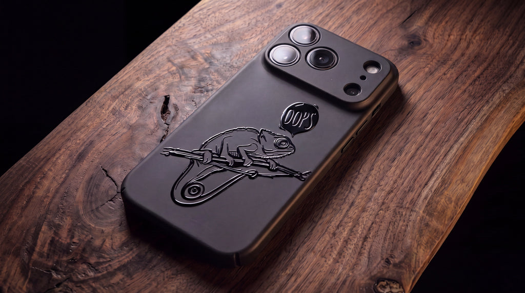 3D Wild Beasts - Lizard - Opps - Phone Case - Raised Art Design ( A10 )